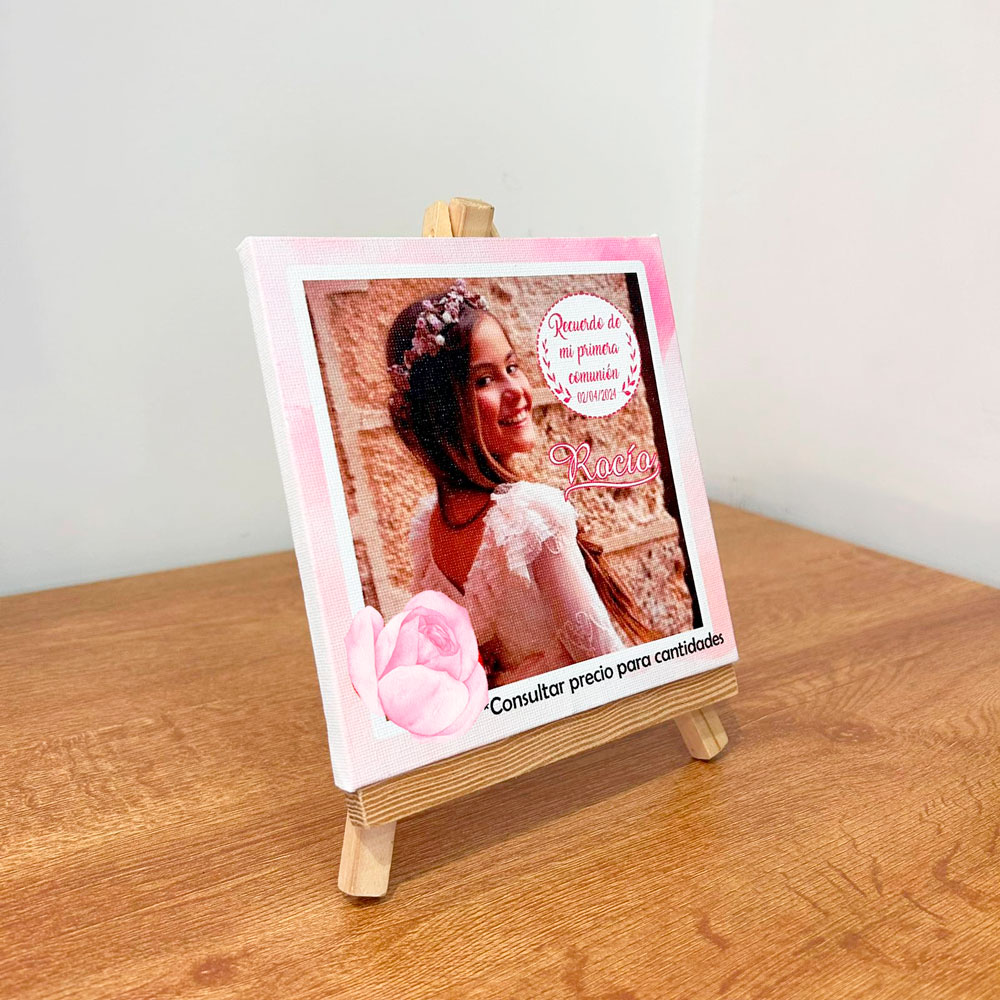 Lienzo Cuadrado Personalizado - con caballete