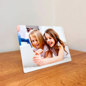 Placa de Aluminio con soporte - 15 x 20